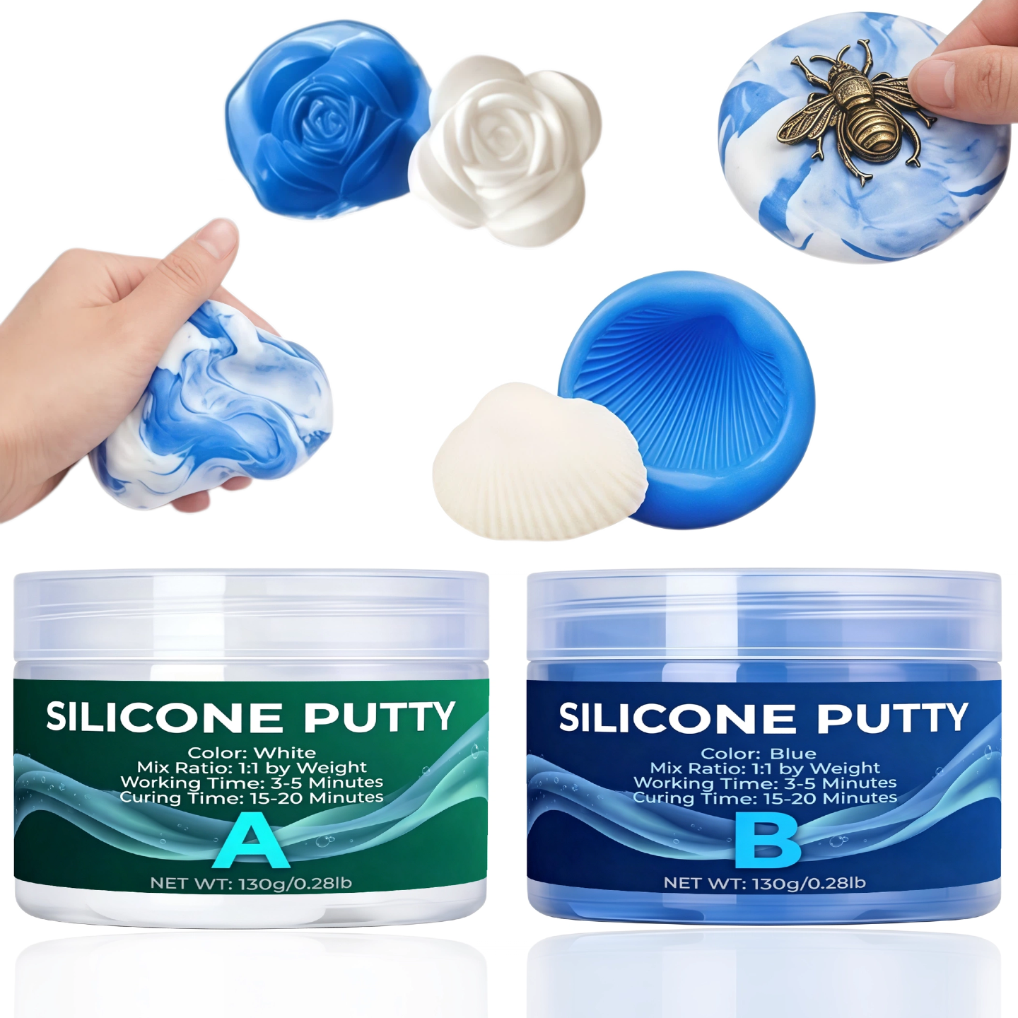Soap Making Ins - Silicone Putty Mold Making Supplies Easy
