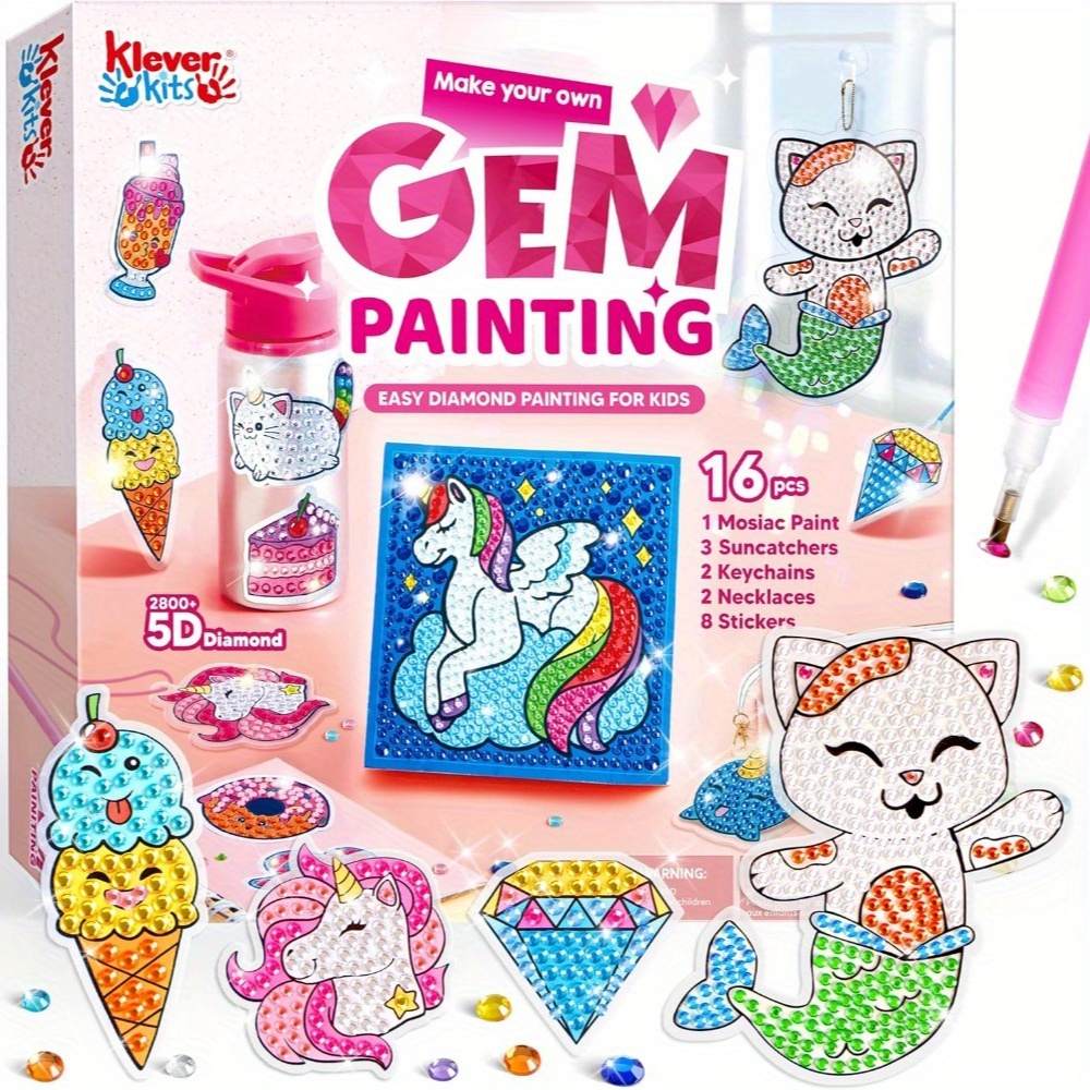 Soap Making Kit For Kids - JOYFY 16 Projects Gem Painting Kids