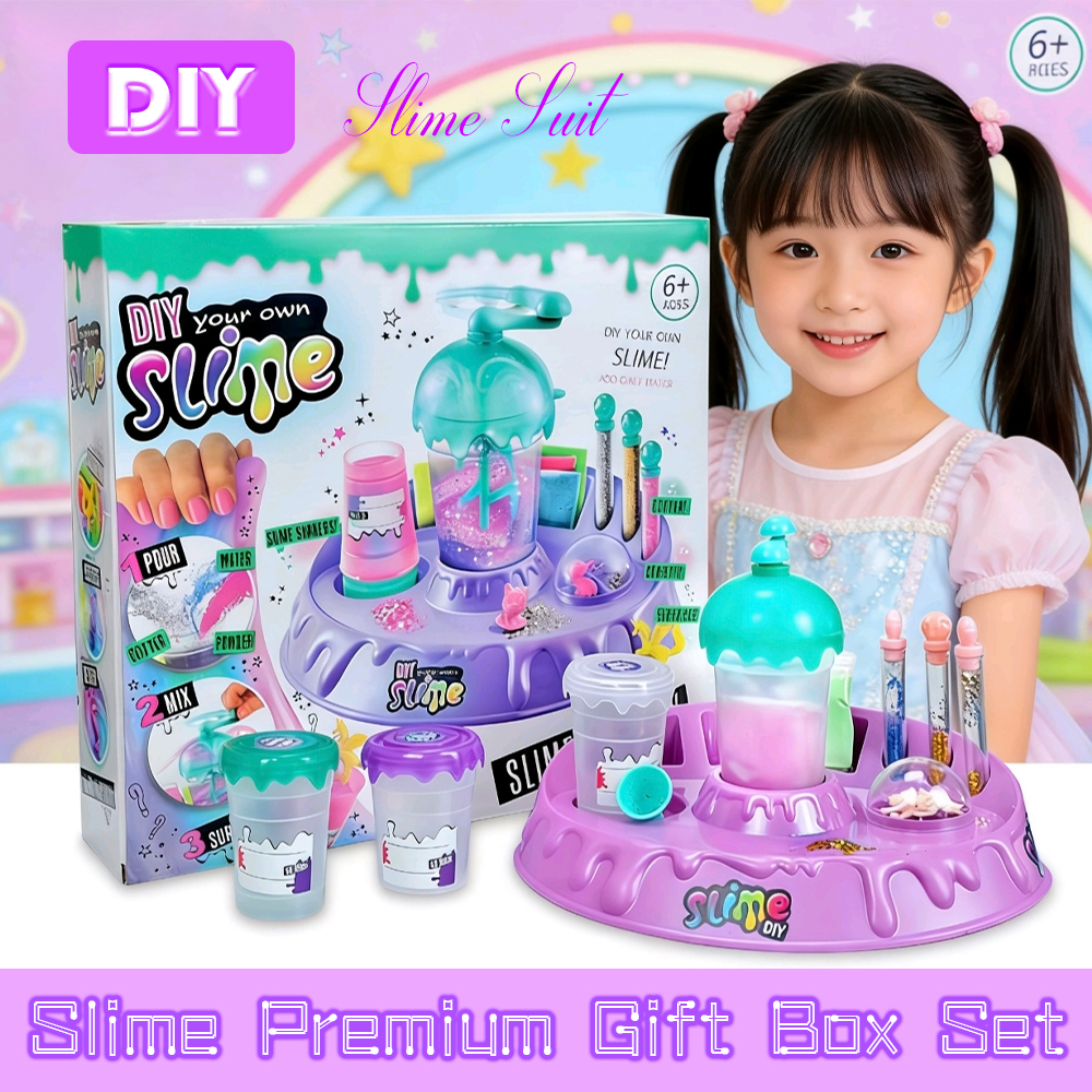 Soap Making Kit For Kids - Super Dreamy Slime Set, Children's DIY