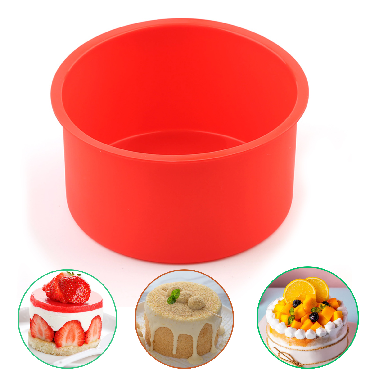 Soap Making Ins - 1 Piece of 4inch Round Silicone
