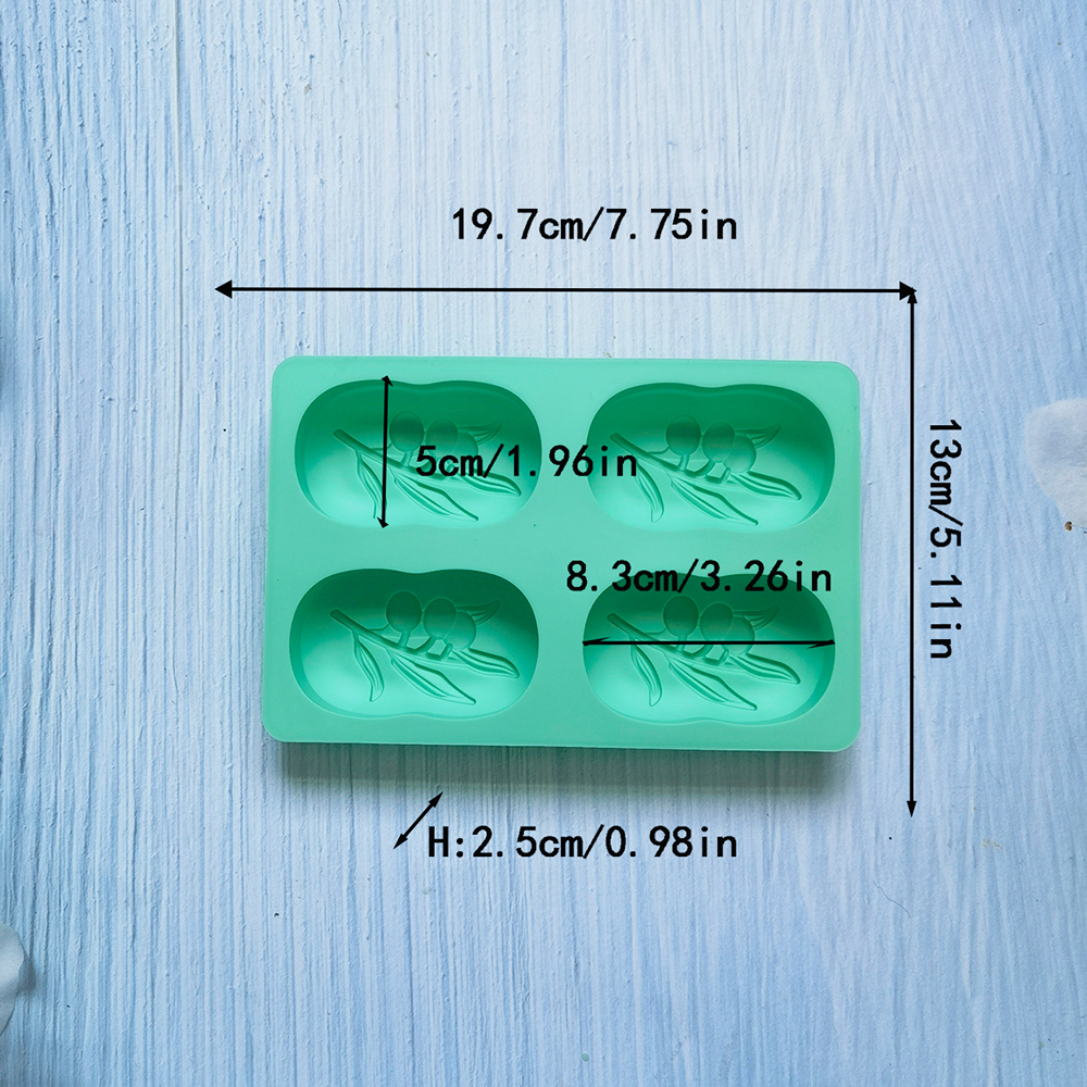 4 Cavities Oval Olive Tree Sil - Soap Making Experiment incelemesi ve fiyatı