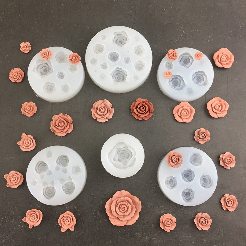 3D Rose Flower Shape Leaf Sili - Soap Making Workshop incelemesi ve fiyatı
