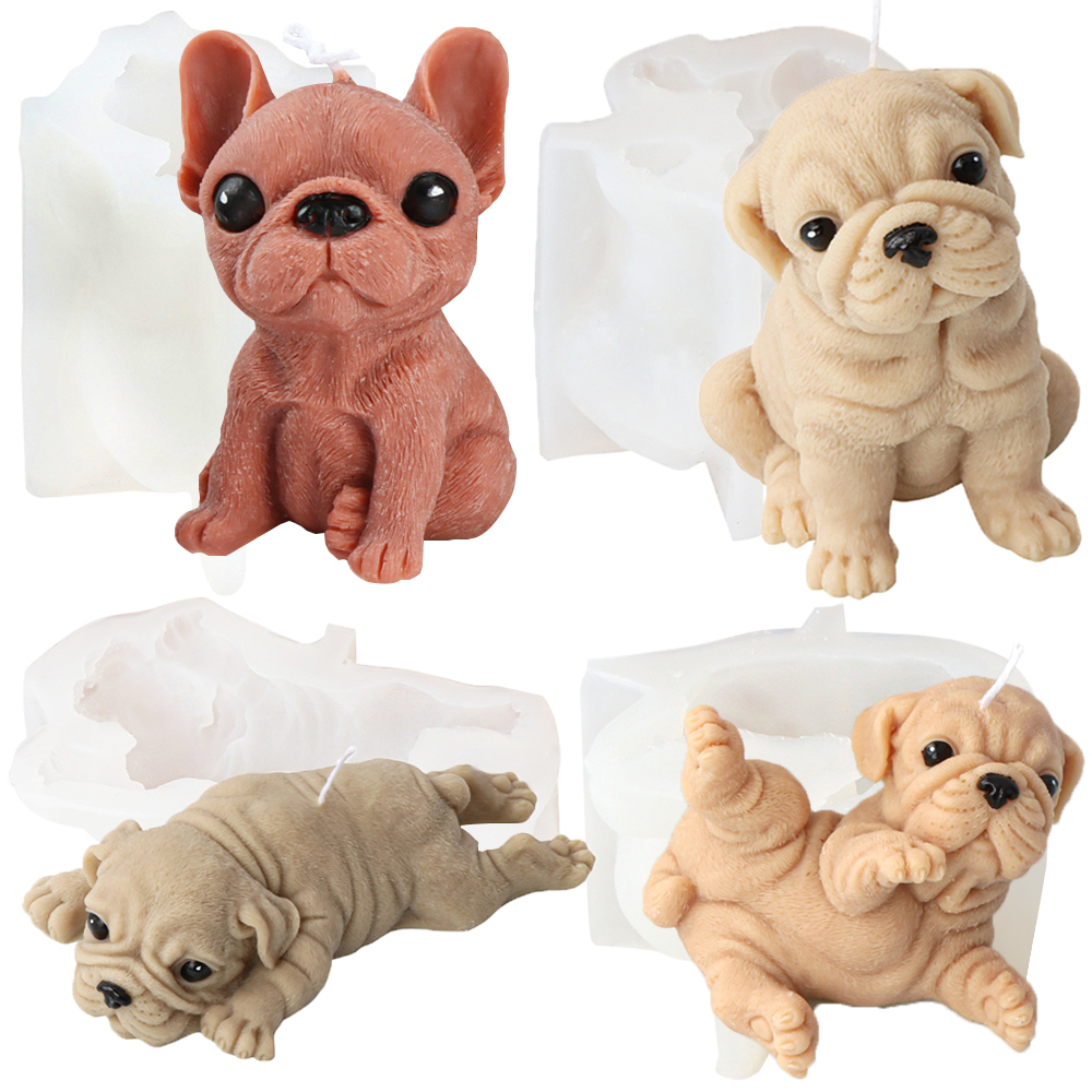 3D Dog Silicone Candle Molds S - Soap Making Additives incelemesi ve fiyatı