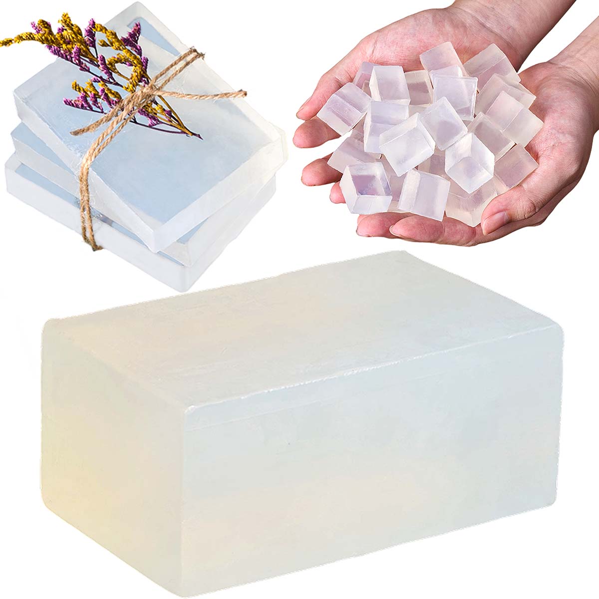 Transparent White Glycerin Soa - Soap Making Glycerin Base incelemesi ve fiyatı