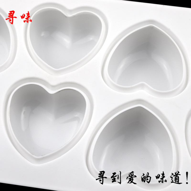 8 Pcs Love Heart Silicone Soap - Soap Making Experiment incelemesi ve fiyatı