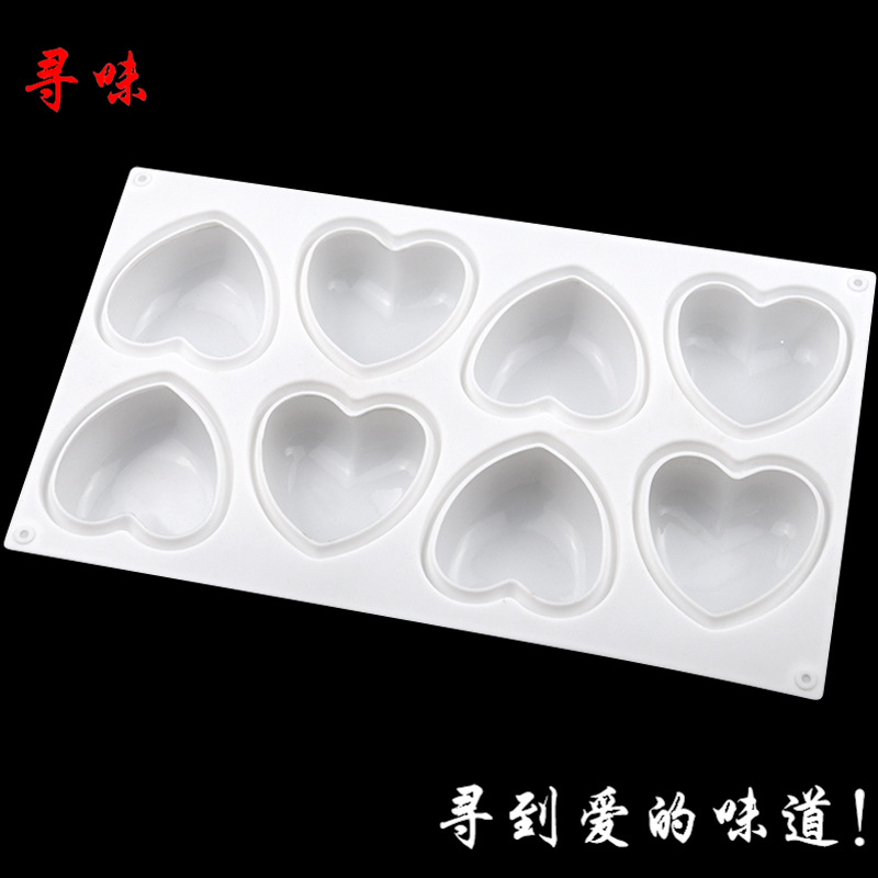 8 Pcs Love Heart Silicone Soap - Soap Making Experiment incelemesi ve fiyatı
