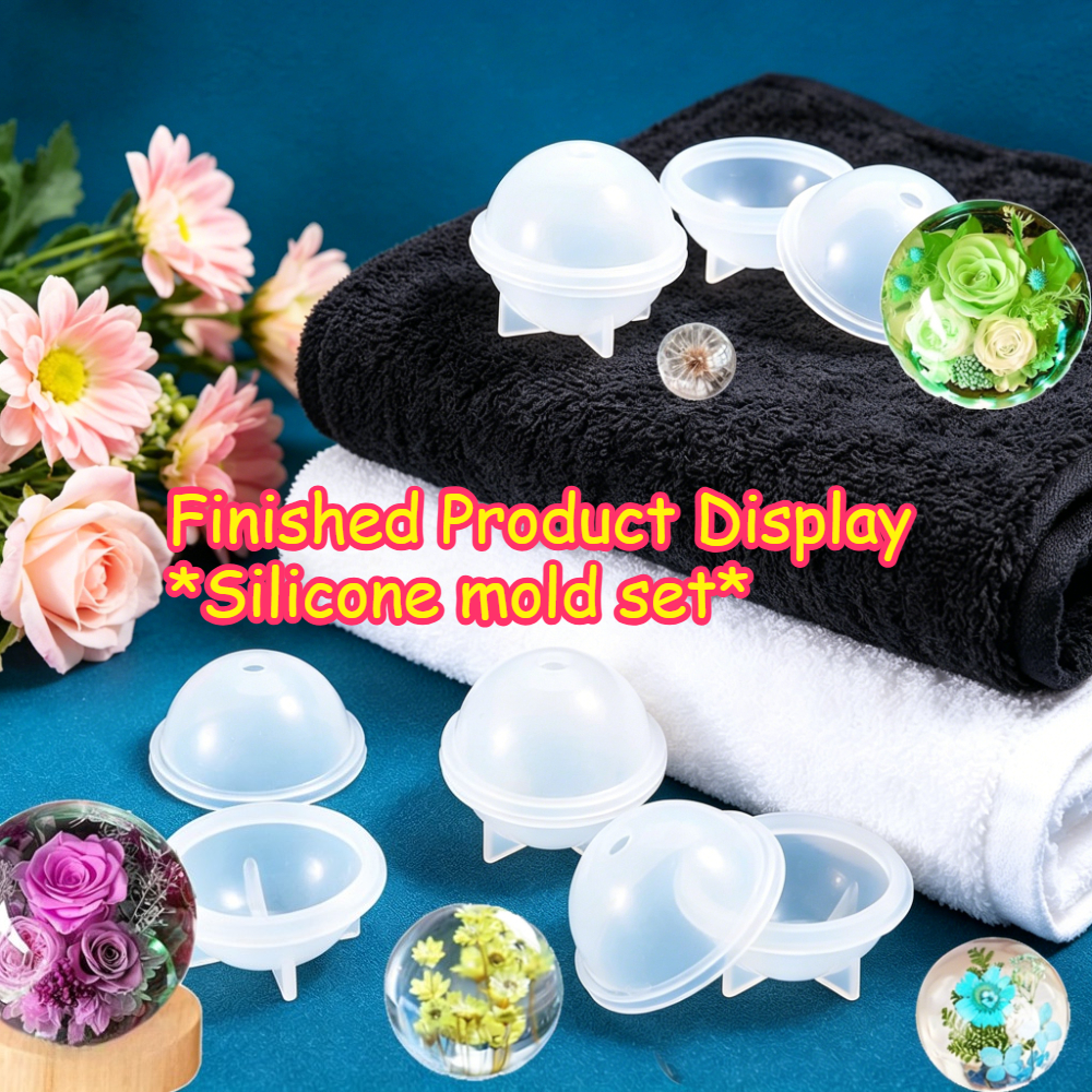 5Pcs Sphere Silicone Mold Kit  - Soap Making Kit For Kids incelemesi ve fiyatı