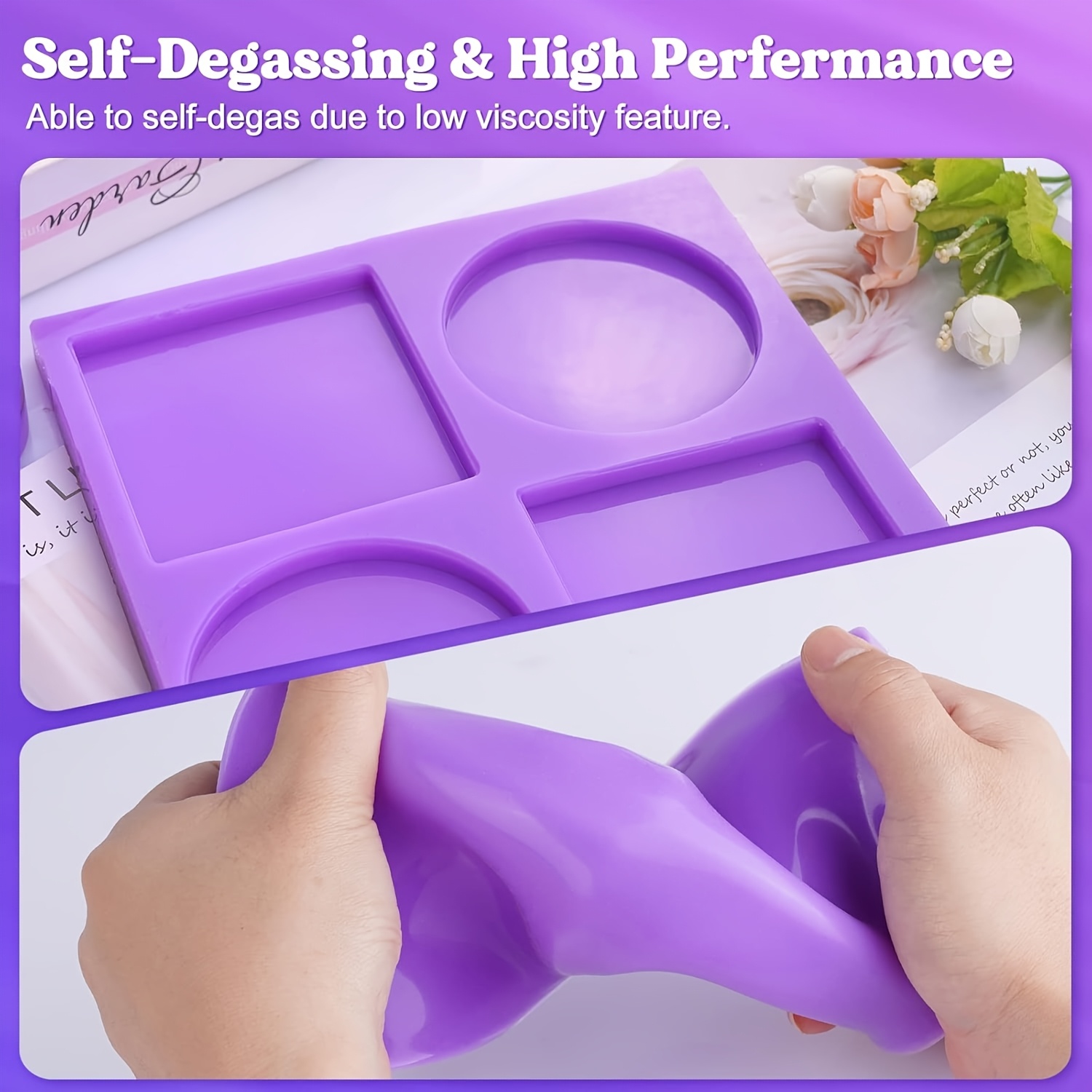 Purple Liquid Silicone Rubber  - Soap Making Ratios incelemesi ve fiyatı