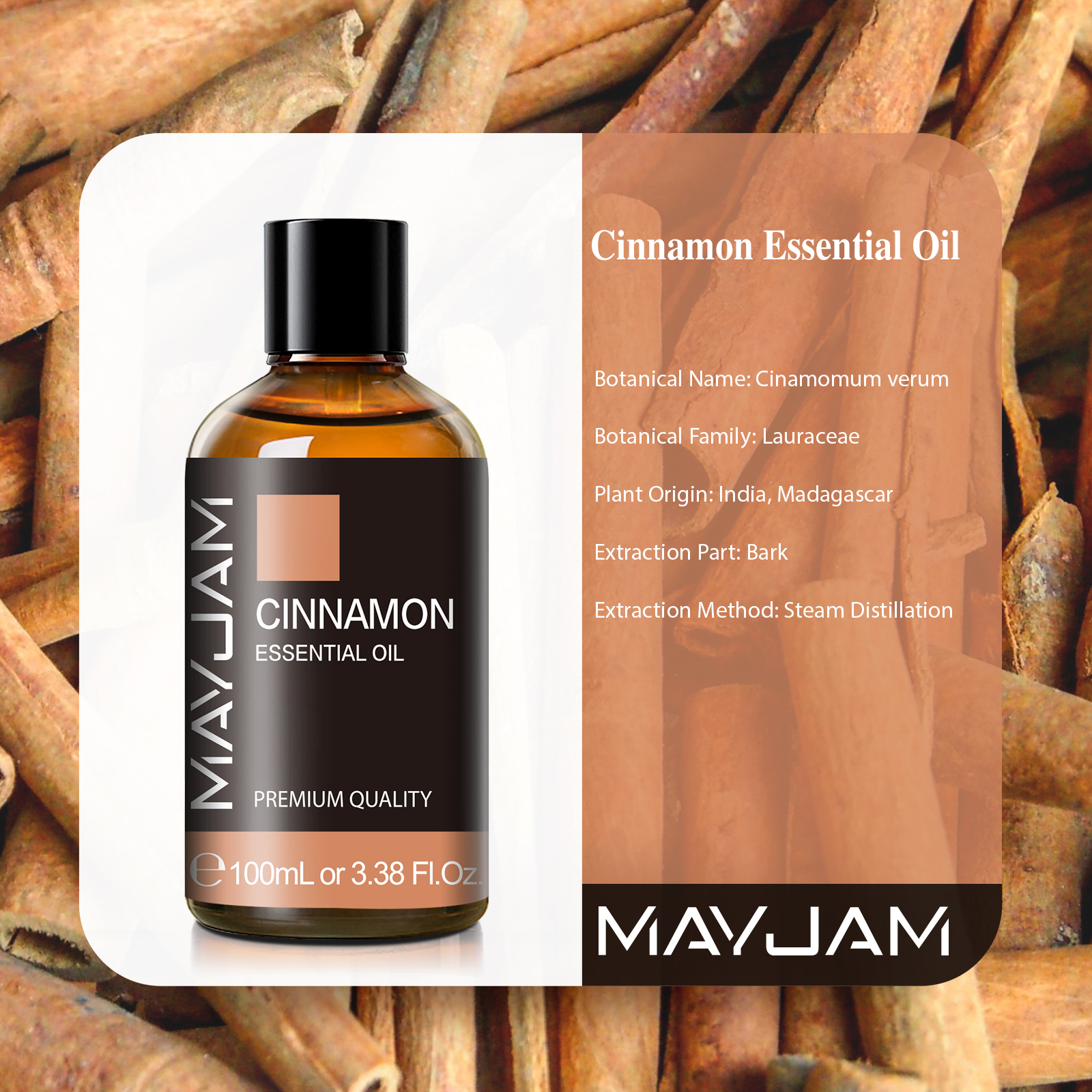 MAYJAM 100ml Cinnamon Essentia - Soap Making Additives incelemesi ve fiyatı