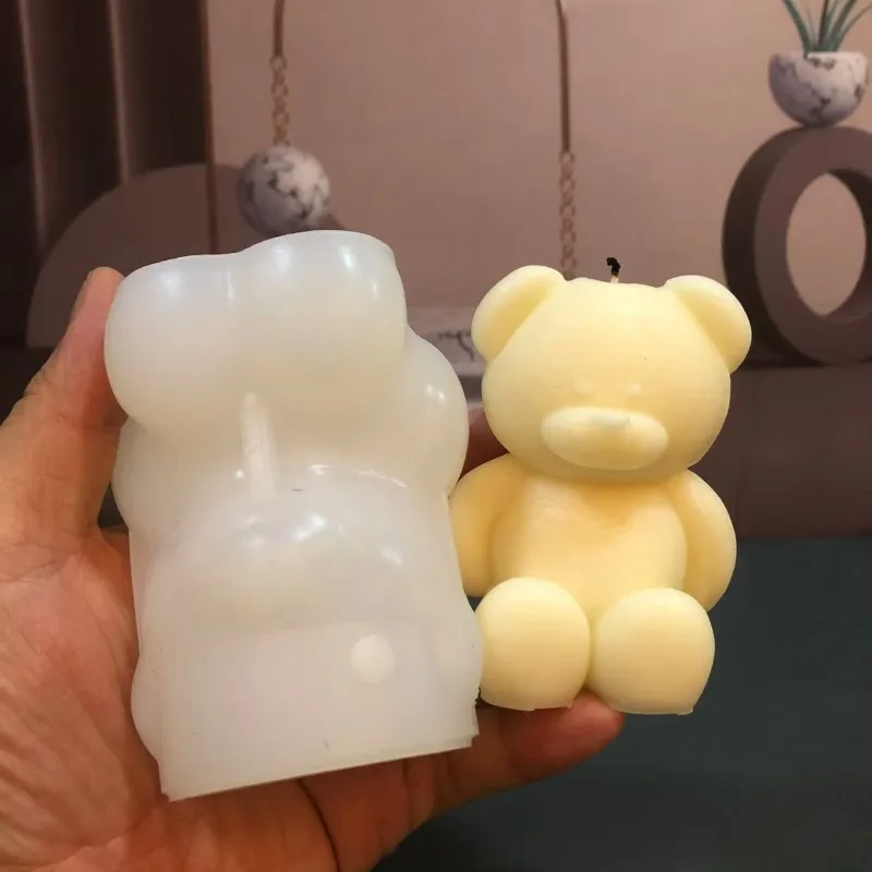 3D Bear Silicone Candle Mold D - Soap Making Experiment incelemesi ve fiyatı