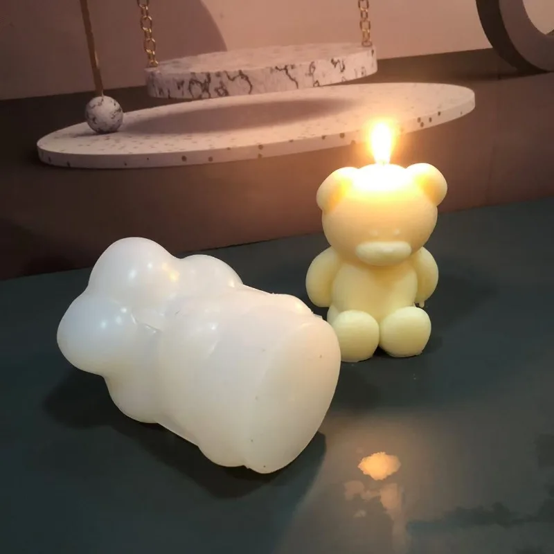 3D Bear Silicone Candle Mold D - Soap Making Experiment incelemesi ve fiyatı