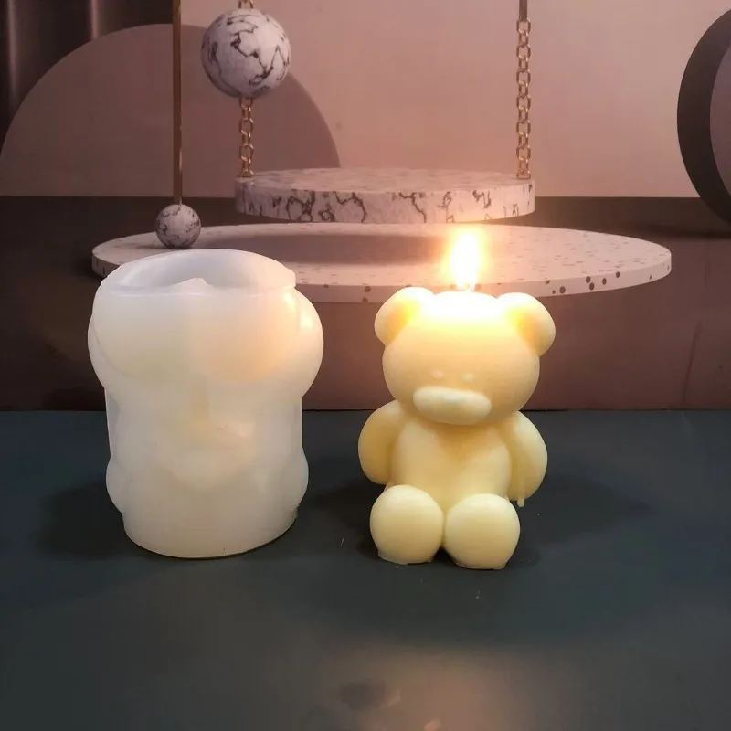 3D Bear Silicone Candle Mold D - Soap Making Experiment incelemesi ve fiyatı