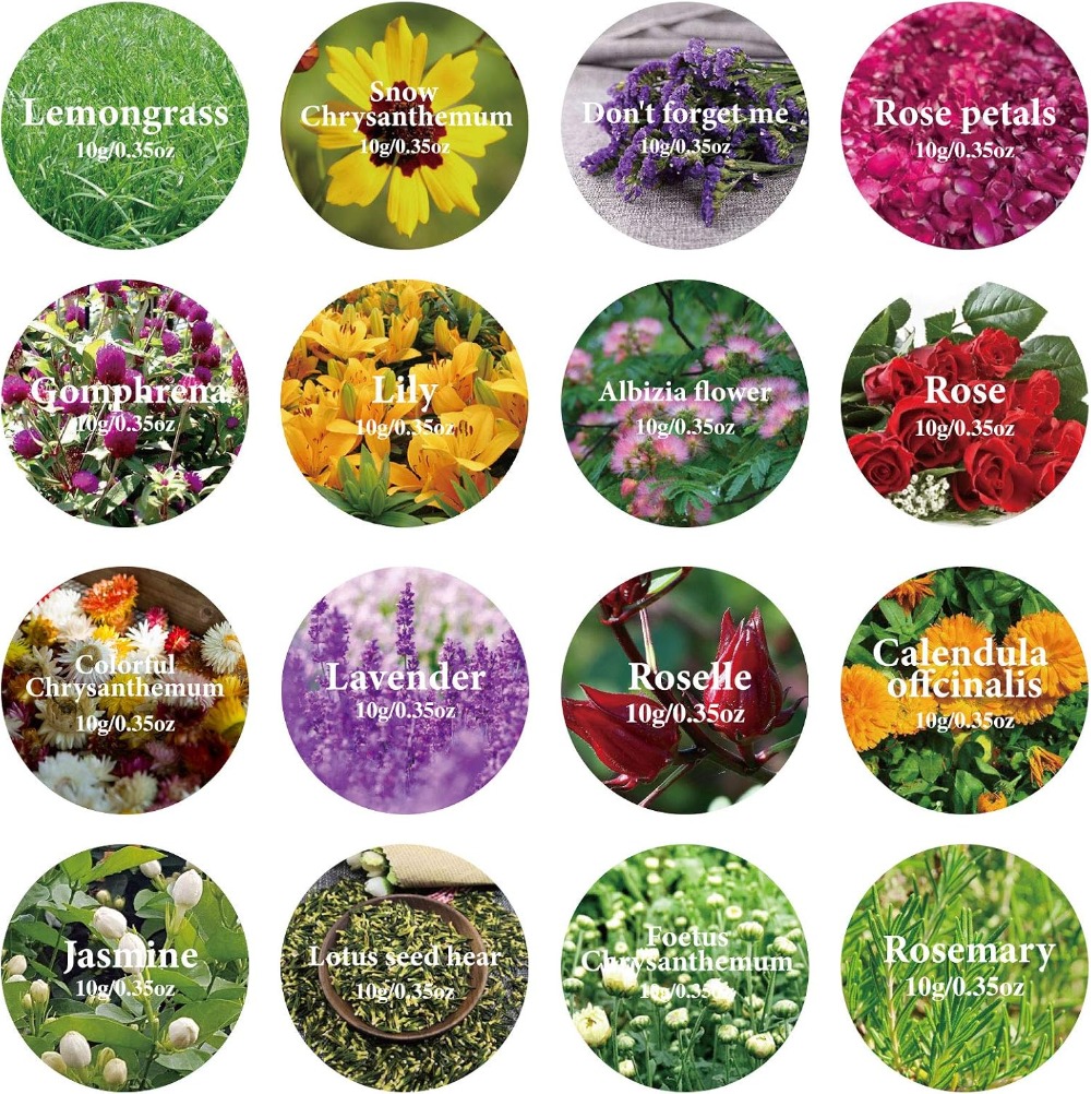16 Bags Dried Flowers for Soap - Soap Making Ins incelemesi ve fiyatı
