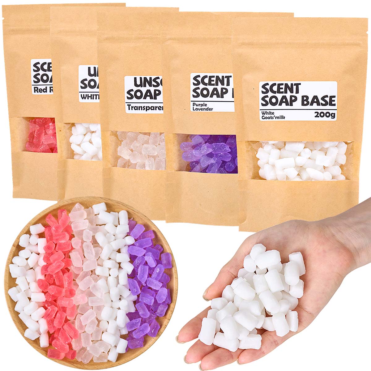 200g Color Glycerin Soap Base  - Soap Making Glycerin Base incelemesi ve fiyatı