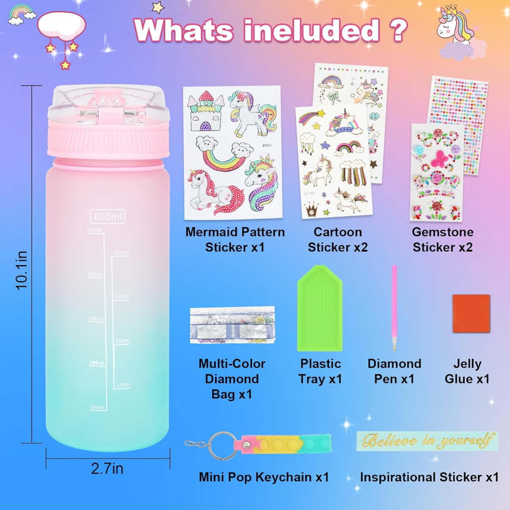 Decorate Your Own Water Bottle - Soap Making Kit For Kids incelemesi ve fiyatı