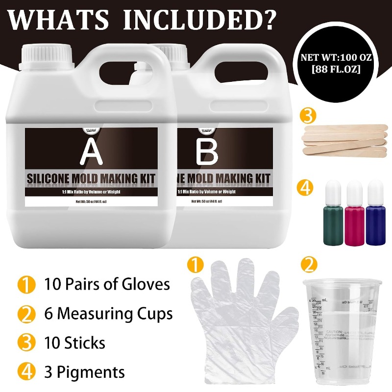 Silicone Mold Making Kit - 100 - Soap Making Ratios incelemesi ve fiyatı