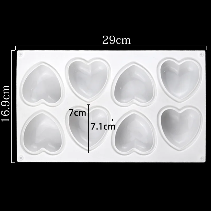 Love Heart Silicone Soap Mold  - Soap Making Experiment incelemesi ve fiyatı