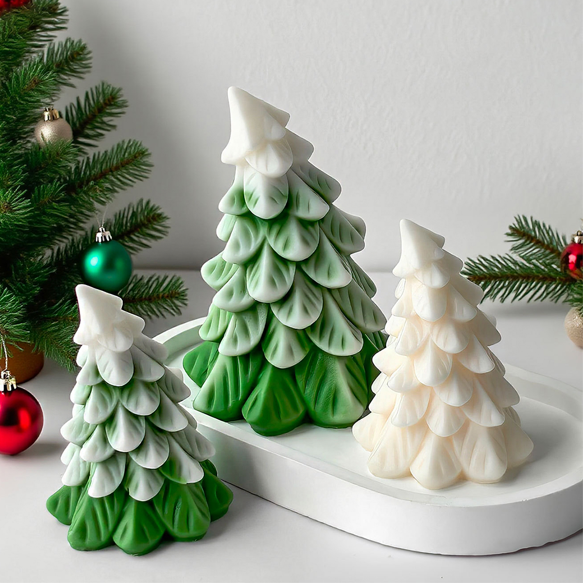 DIY Christmas Tree Silicone Mo - Soap Making Additives incelemesi ve fiyatı