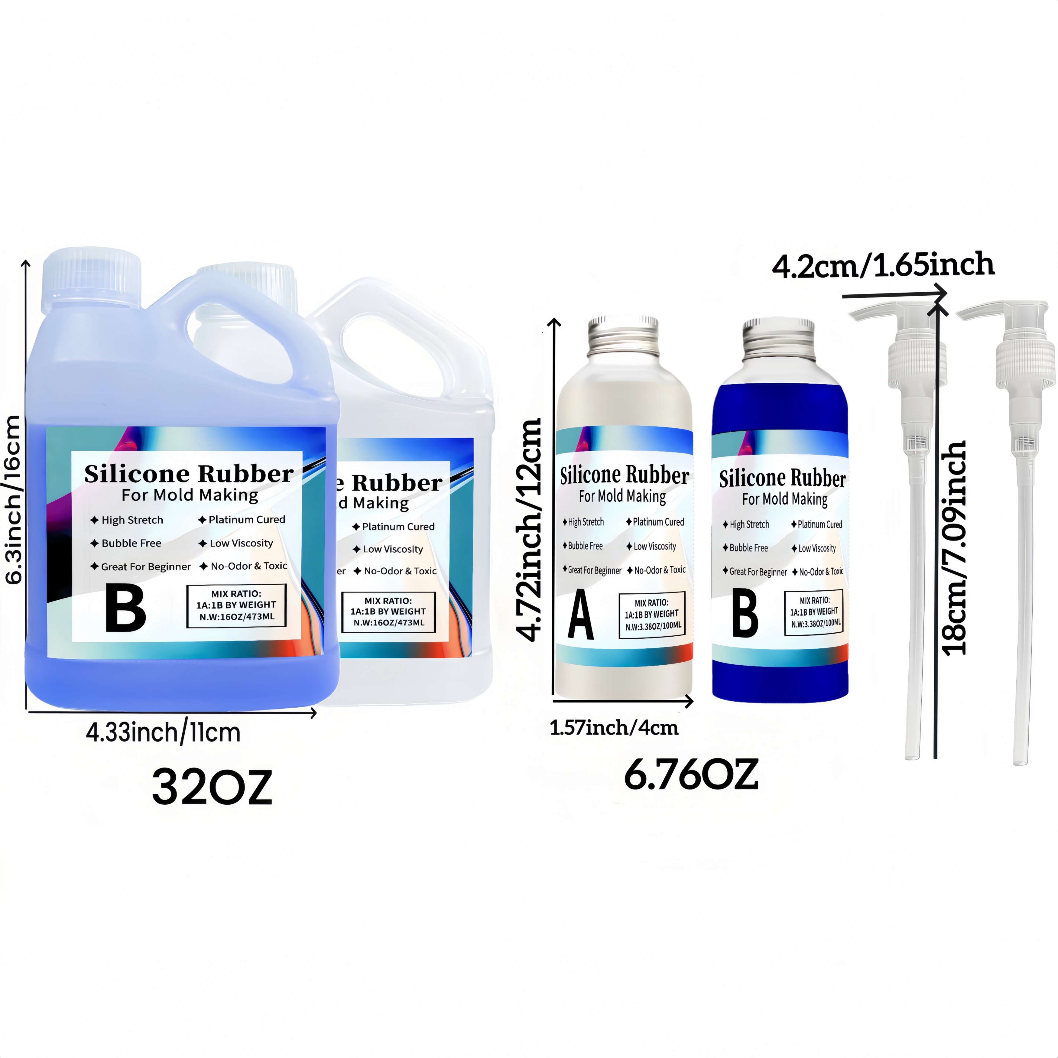 Platinum-Cured 15A Liquid Sili - Soap Making Ratios incelemesi ve fiyatı