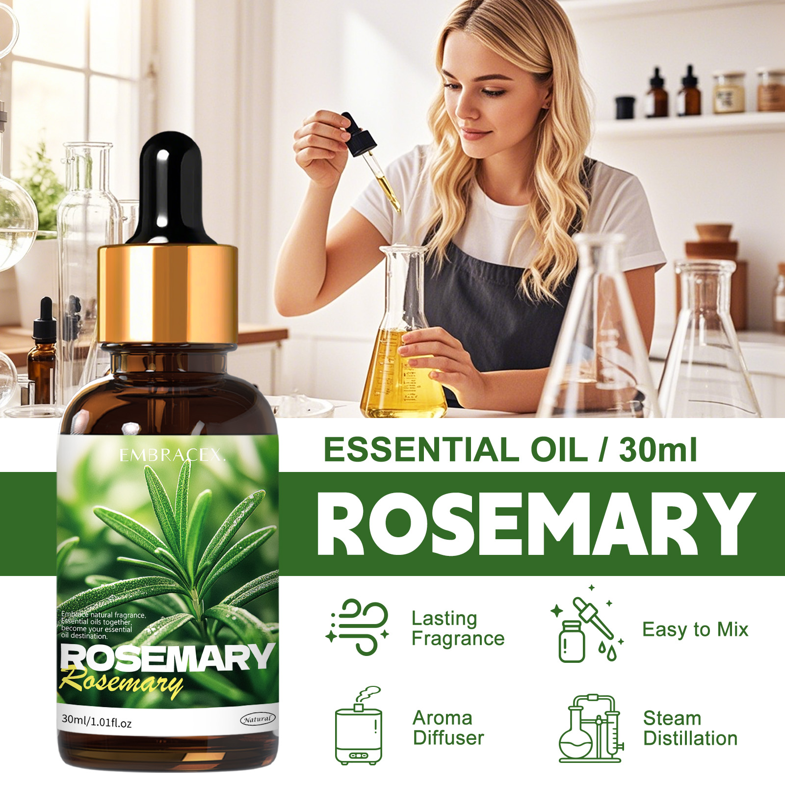 30ml Rosemary Natural Plant Es - Soap Making Friends incelemesi ve fiyatı
