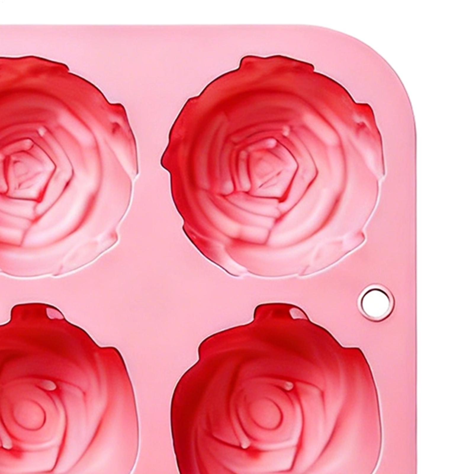 8 Holes Rose Flower Silicone M - Soap Making Workshop incelemesi ve fiyatı