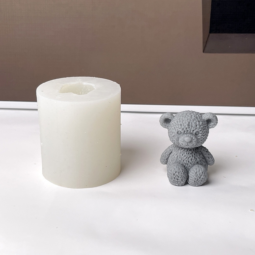 3D Cute Bear Candle Making Mou - Soap Making Additives incelemesi ve fiyatı