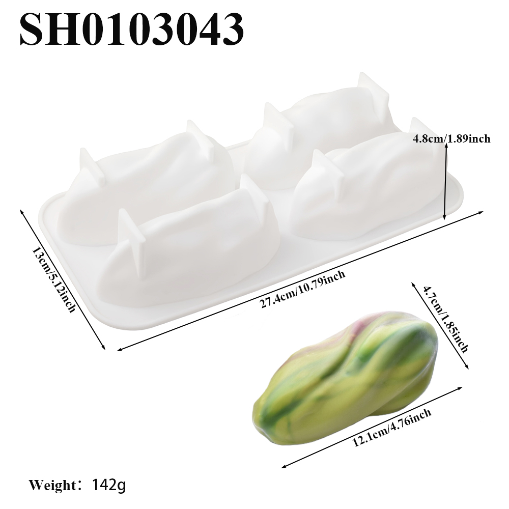 4 or 9-Cell Pistachio Design S - Soap Making Equipment incelemesi ve fiyatı