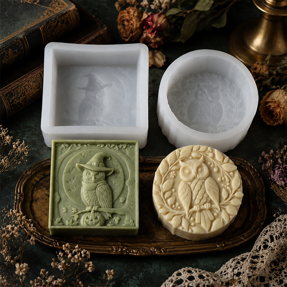Relief Owl Pattern Soap Silico - Soap Making Additives incelemesi ve fiyatı