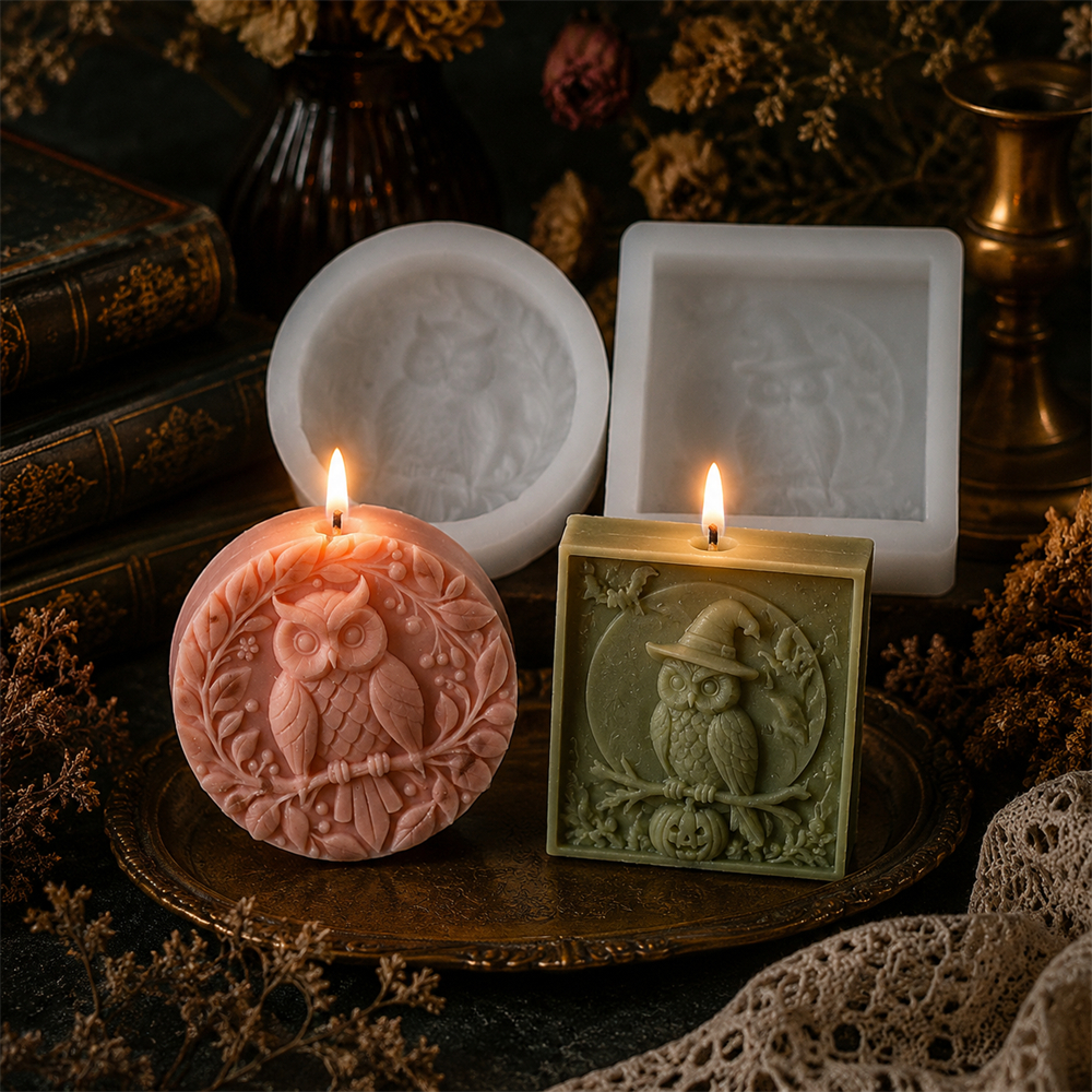 Relief Owl Pattern Soap Silico - Soap Making Additives incelemesi ve fiyatı