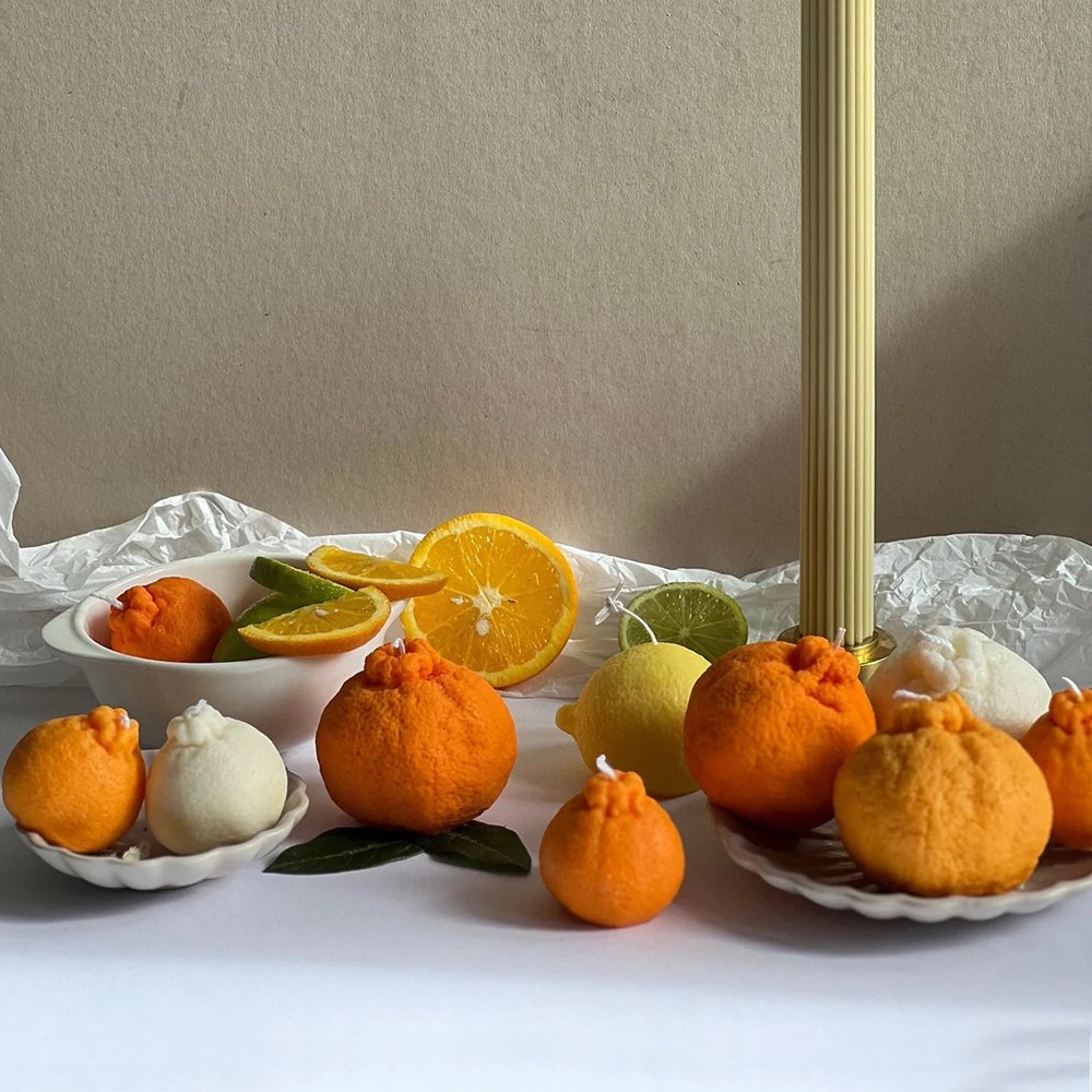 Orange Fruit Candle Mold DIY S - Soap Making Additives incelemesi ve fiyatı