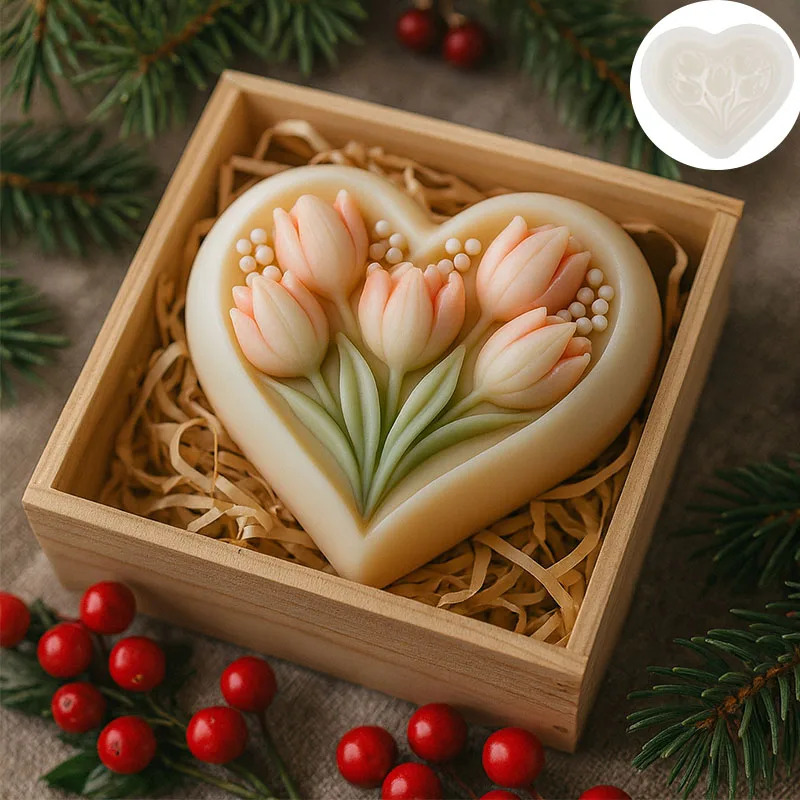 Silicone Mold for Heart-shaped - Soap Making Experiment incelemesi ve fiyatı