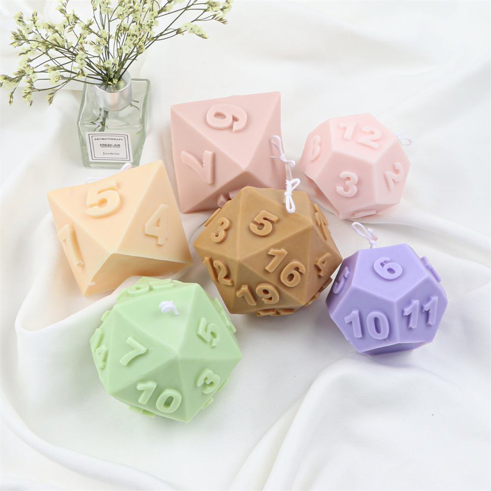 Large Silicone Polyhedral Dice - Soap Making Additives incelemesi ve fiyatı